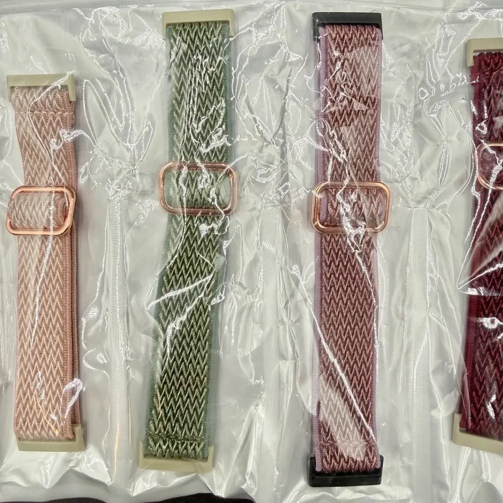 6-Pack Mesh Watch Bands for Fitbit Versa 3 / Sense Multiple Colors Brand New